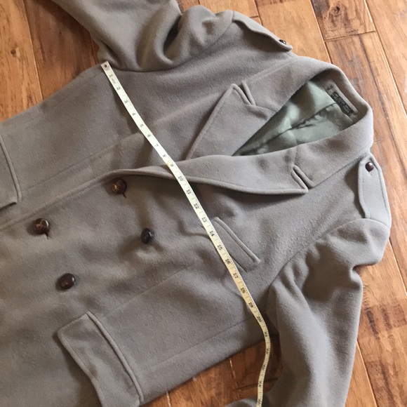 Vintage Wool Teller Coat Hungary Made 41 L - Picture 11 of 13